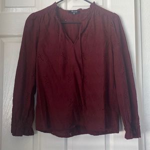 Maroon blouse